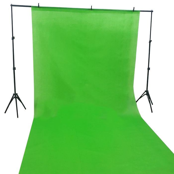 IMPODIO greenscreen spunbond backdropfoto hijau Ukuran 1.6m x permeter