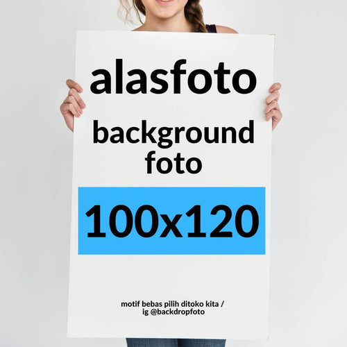 IMPODIO Alas foto atau background gulung UKURAN besar 100x120 cm