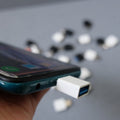 IMPODIO OTG adaptor type C – sambungan USB to type C - close up