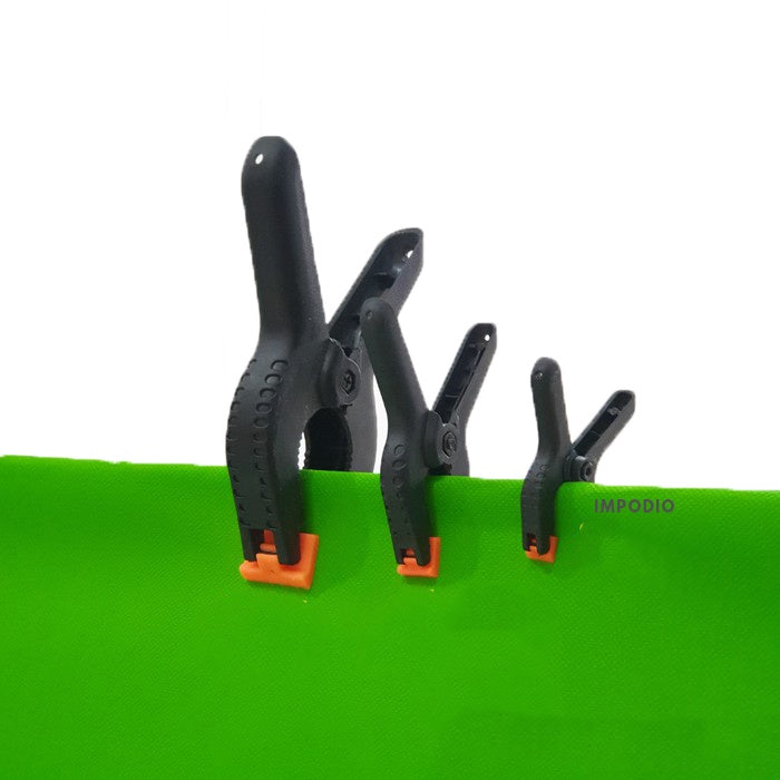 IMPODIO Jepit Background Foto Studio clamp 3 varian ukuran