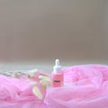 IMPODIO Kain Tille Background foto produk – backdrop tile props foto - background putih