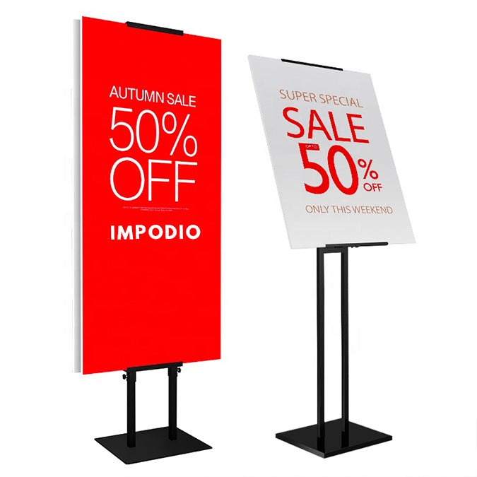 IMPODIO Tripod Banner 152 cm – TRIPOD STAND – BANNER DISPLAY IKLAN