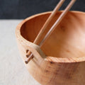 IMPODIO Mangkok ramen jepang diameter 15cm Free sumpit - tampak samping