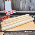 IMPODIO Rolling Pin Kayu penggilas – Penggiling Adonan panjang 20 dan - dalam penggunaan