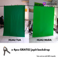 IMPODIO T-Shape stand + Background IMPODIO HIJAU muda - detail produk