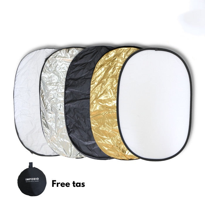 IMPODIO Reflektor Oval ukuran 60 x 90cm – Pemantul cahaya lighting