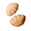 IMPODIO Piring kayu bentuk kerang sangat rapih dan bagus