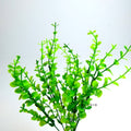 IMPODIO Tangkai rumput hijau artificial - Props foto - tampak samping