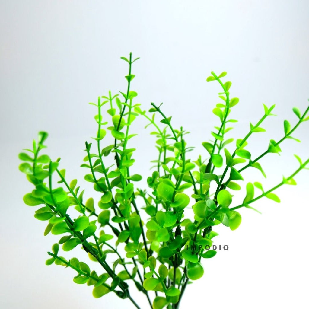 IMPODIO Tangkai rumput hijau artificial - Props foto