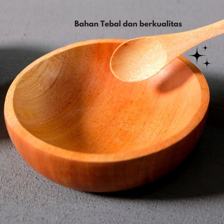 IMPODIO Piring Masker Free sendok mini Kotak dan Bulat