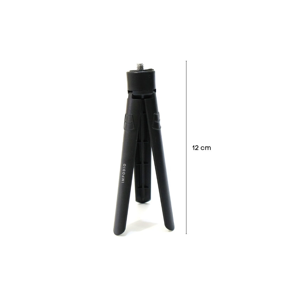 IMPODIO Tripod + holder HP untuk di meja - detail produk