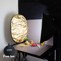 IMPODIO Paket Reflektor Oval 60x90 + Stand 2M – Pemantul cahaya - tampak samping