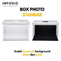 IMPODIO Box Studio Mini ukuran A1 - Paket dengan alasfoto A1 - background putih