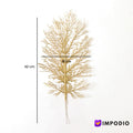 IMPODIO artificial gold tree – daun ranting plastik untuk props foto - lifestyle
