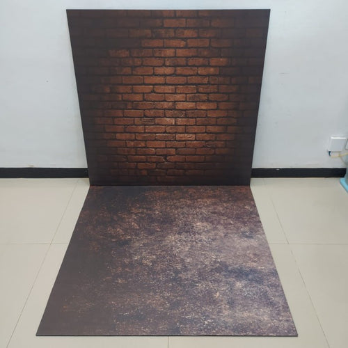 IMPODIO Alas foto jumbo lipat waterproof motif bata ukuran 200x100cm - tampak samping