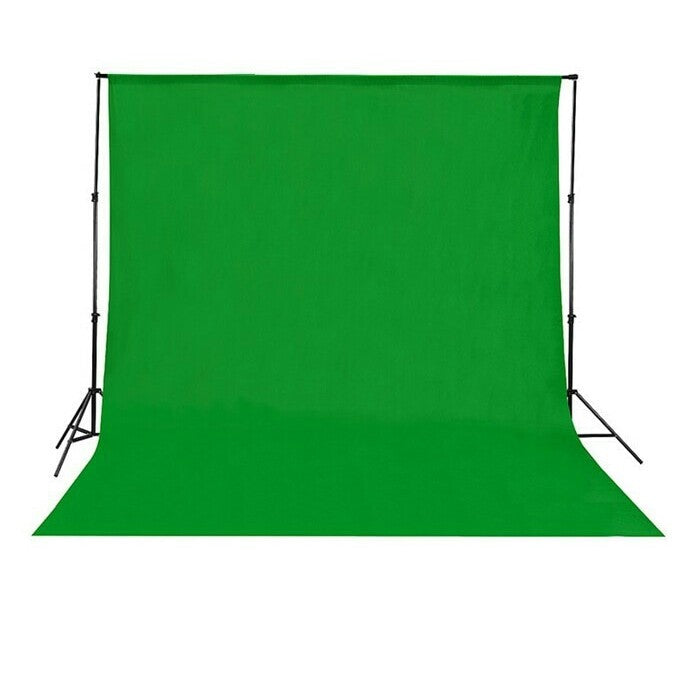IMPODIO Kain Background foto hijau (Green screen) ukuran 2,4x3m
