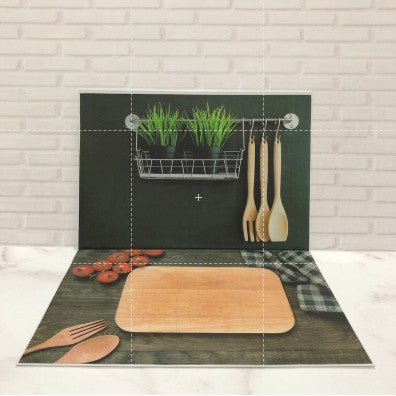 IMPODIO Alasfoto lipat lapis papan A2 medium size tema dapur