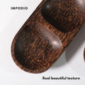 IMPODIO Tempat sambal isi 2 kayu arem ukuran 16cm x 8cm – kayu hitam - detail produk