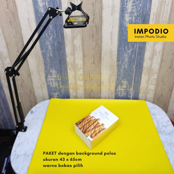 IMPODIO Overhead bracket HP untuk flatlay konten