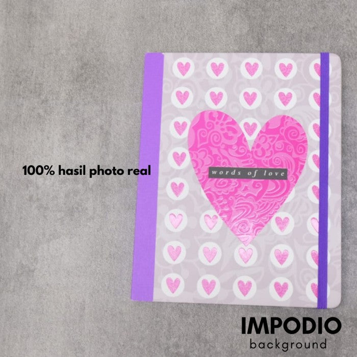 IMPODIO Background Foto motif concrete / alasfoto Semen ukuran 60x100cm