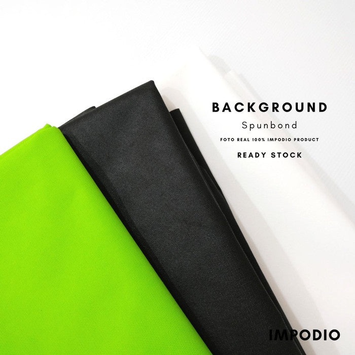 IMPODIO Paket Background spunbond berbagai warna + Stand backdrop 3m LENGKAP