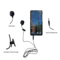 IMPODIO Clip On Microphone Eksternal + Clip for Hp Laptop Handphone