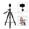 IMPODIO Tripod Profesional Zomei Q111 Hitam – Kuat dan - close up