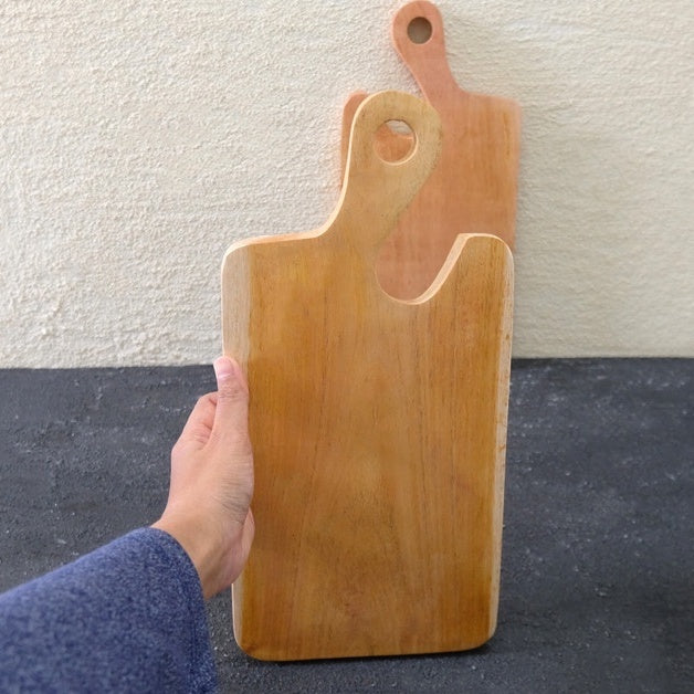 IMPODIO Talenan Kayu Unik Berseni ukuran panjang 29cm / Kayu Berkualitas Props