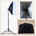 IMPODIO Lighting soflight studio softbox lampu E27 single socket - background putih