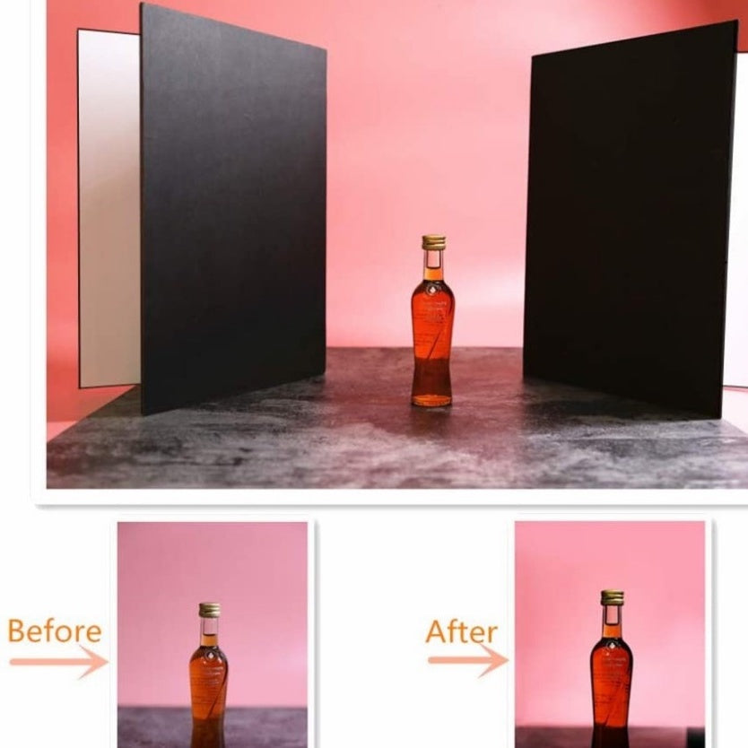IMPODIO Papan Reflektor Mini 3 Warna/ Foto Makanan Reflector Cahaya