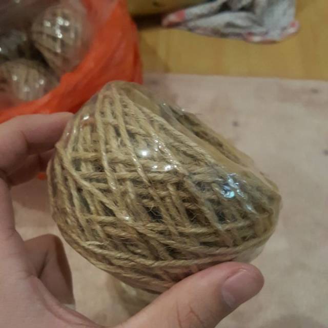 IMPODIO Tali rami 30m roll Tali Goni untuk dekorasi kado atau paket