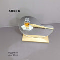 IMPODIO Cermin Aesthetic Mirror + Stand Wood – Vintage mirror - foto 9
