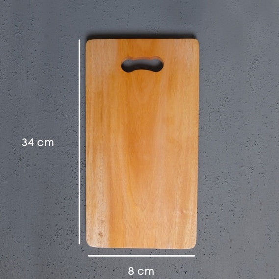 IMPODIO Talenan kayu Mahoni berkualitas ukuran 34 x 18 cm