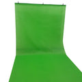 IMPODIO Paket Greenscreen Spunbond Hijau | Kain Spunbond 1.6x3M tiang aluminium 2x3M | Backdrop Stand Green Screen Chroma Key Background