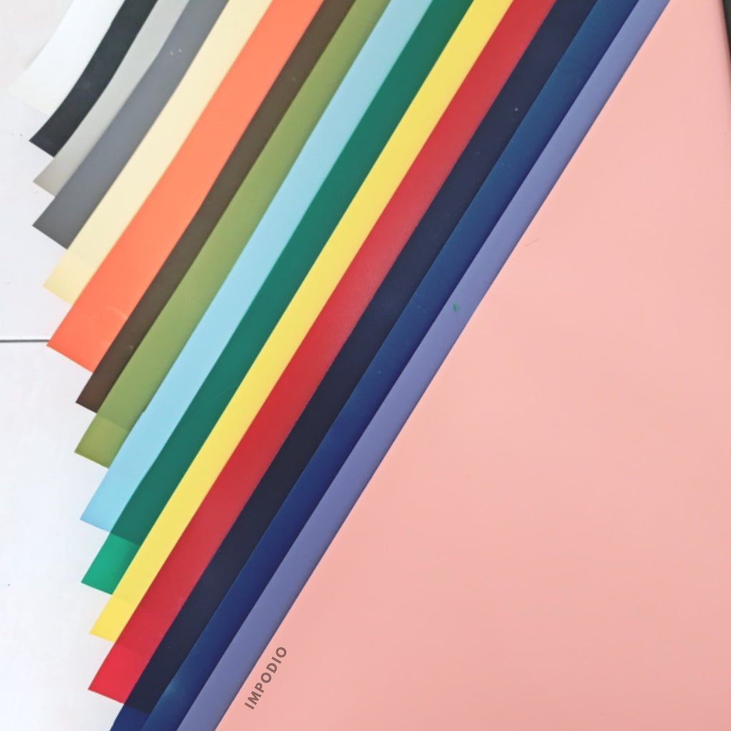 IMPODIO Paket mini stand + Background PVC Putih 60x100