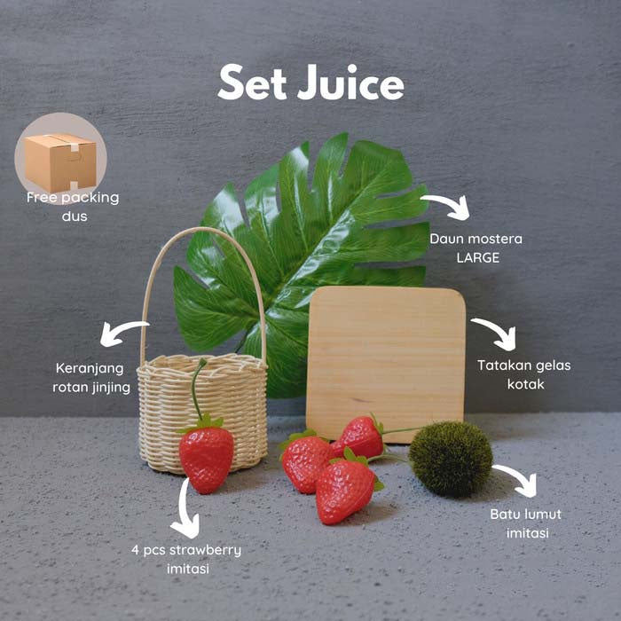 IMPODIO Paket Juice / set property photo produk pilihan