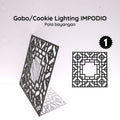 IMPODIO Gobo Black IMPODIO – pembentuk bayangan foto - dalam penggunaan