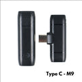 IMPODIO Lavaliers Microphone Wireless clip on smartphone utk iPhone - background putih