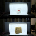 IMPODIO Box studio foto ukuran 75x50cm Free Background putih dan hitam - detail produk