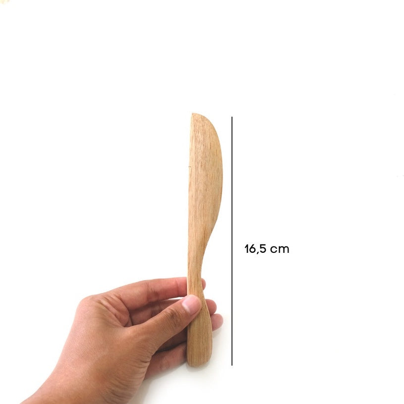 Set Piring kayu Free sendok garpu dan pisau IMPODIO