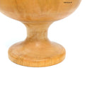 IMPODIO Gelas kayu bentuk gelas wine diameter 8 dan 12cm - close up