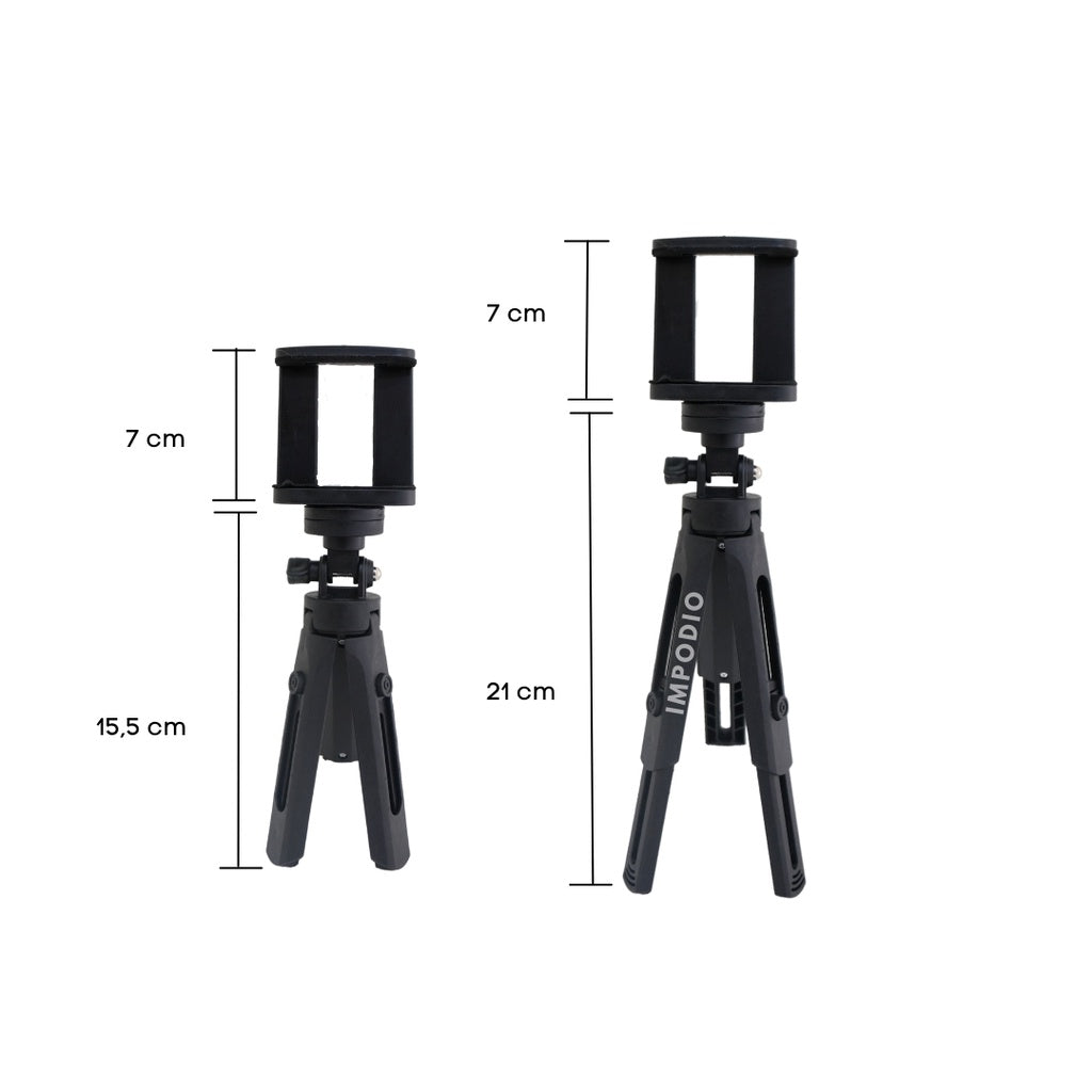 IMPODIO Mini Tripod Mirrorless DSLR Camera & HP - detail produk