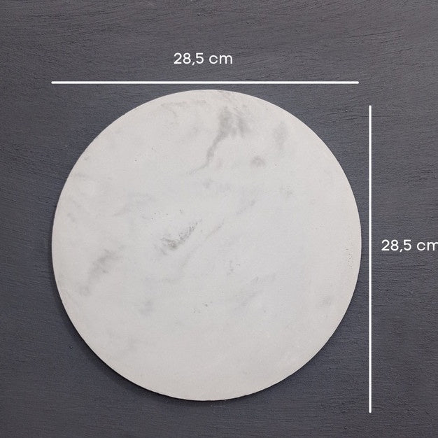 Coaster tatakan kue concrete bulat 28 cm IMPODIO Properti photo