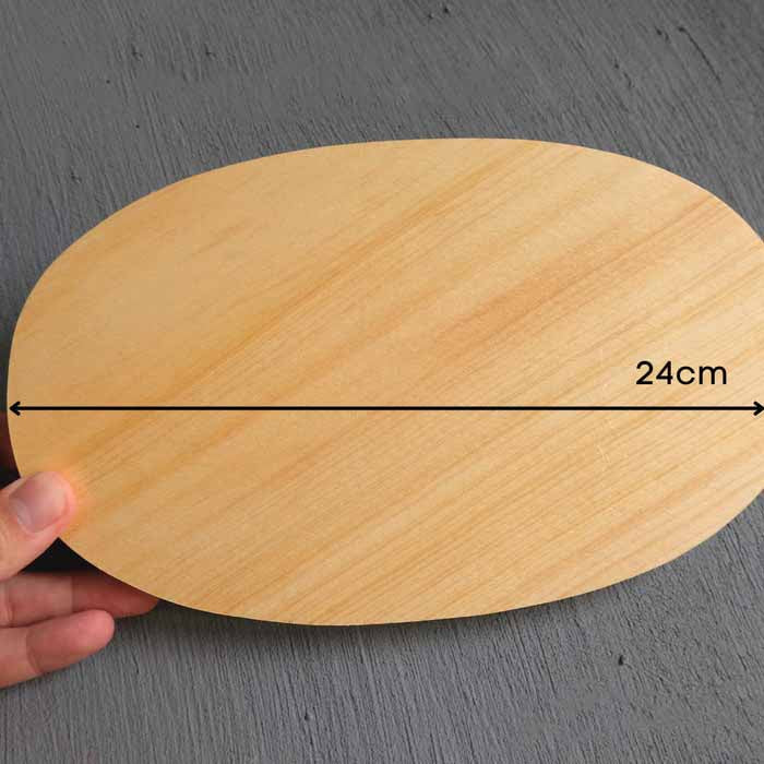 IMPODIO Talenan kayu polos tanpa kaki 3 Varian untuk photo props