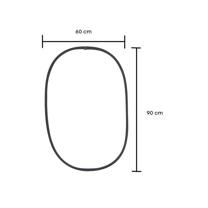 IMPODIO Paket Reflektor Oval 60x90 + Stand 2M – Pemantul cahaya - dalam penggunaan