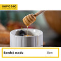 IMPODIO Sendok madu kayu Small 8cm - aksesoris photography - tampak samping