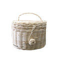 IMPODIO keranjang hampers bahan rotan diameter20cm tinggi 14cm besar