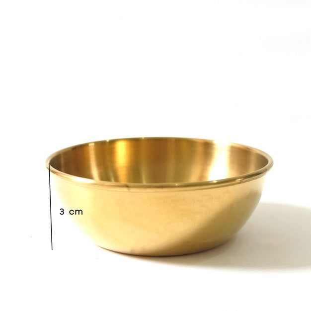 IMPODIO Mangkok dekorasi Gold 8 cm  / properti photo makanan foto props