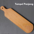 IMPODIO Tampel – Talenan Panjang kayu mahoni 50cm - close up
