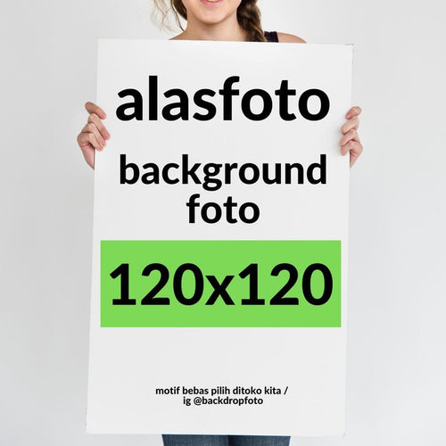 IMPODIO Alas foto atau background gulung UKURAN besar 120x150 cm